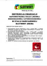 Plan Ewakuacyjny stacji narciarskiej Słotwiny Arena