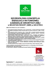 Kolejna Szczegółowa Koncepcja Ewakuacji Ratunkowej dla zjeżdżalni grawitacyjnej