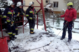 Szkolenie z zakresu ratownictwa wysokościowego zakres podstawowy dla OSP Muszyna.