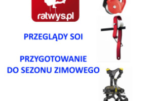 Przeglądy sprzętu służącego do ewakuacji kolei linowych.